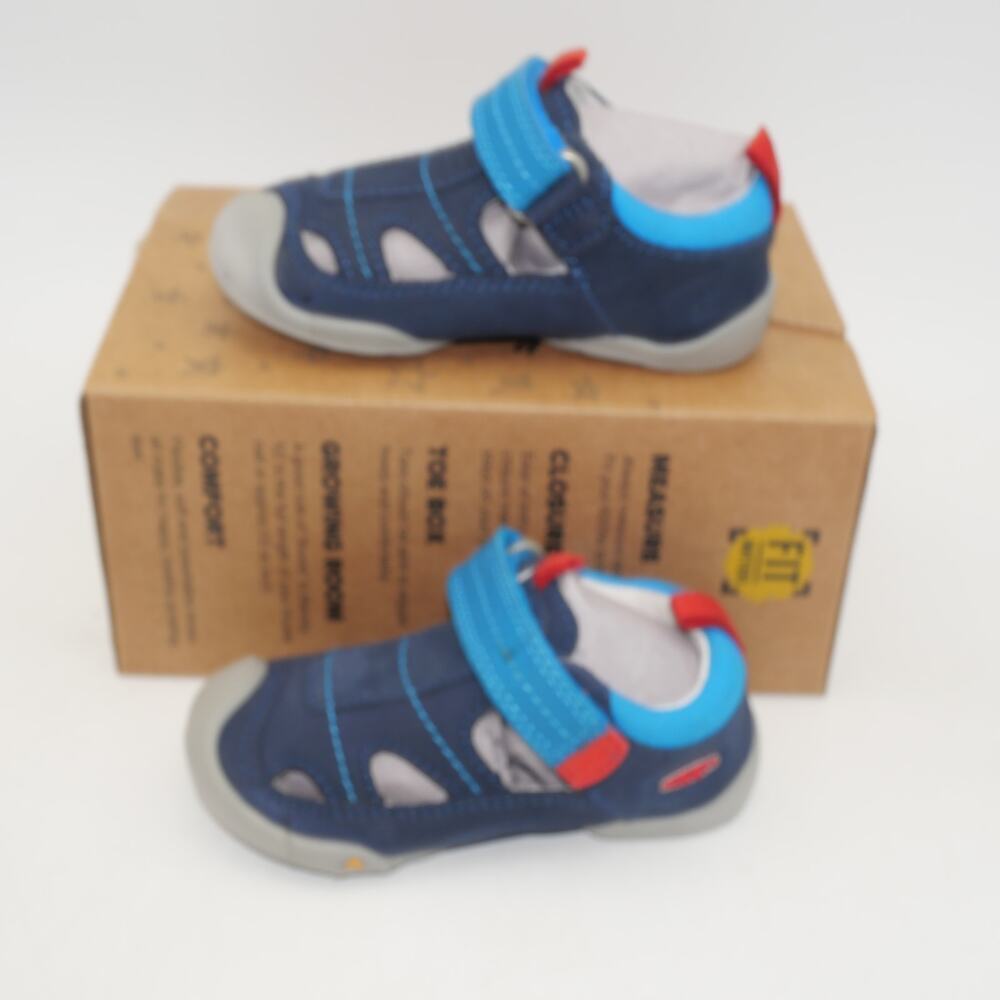 NEW Keen Pep Fisherman Toddler Kid's 6 Sandals Blue Red Boys Girls - Picture 4 of 10